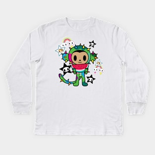 Toki Doki Skater Kids Long Sleeve T-Shirt